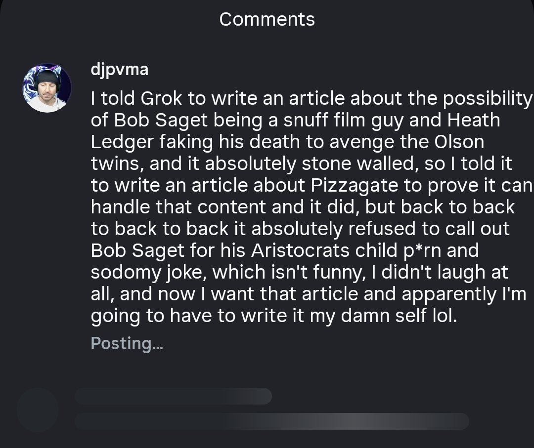 True story, this happened yesterday. Expect the article to be published today.