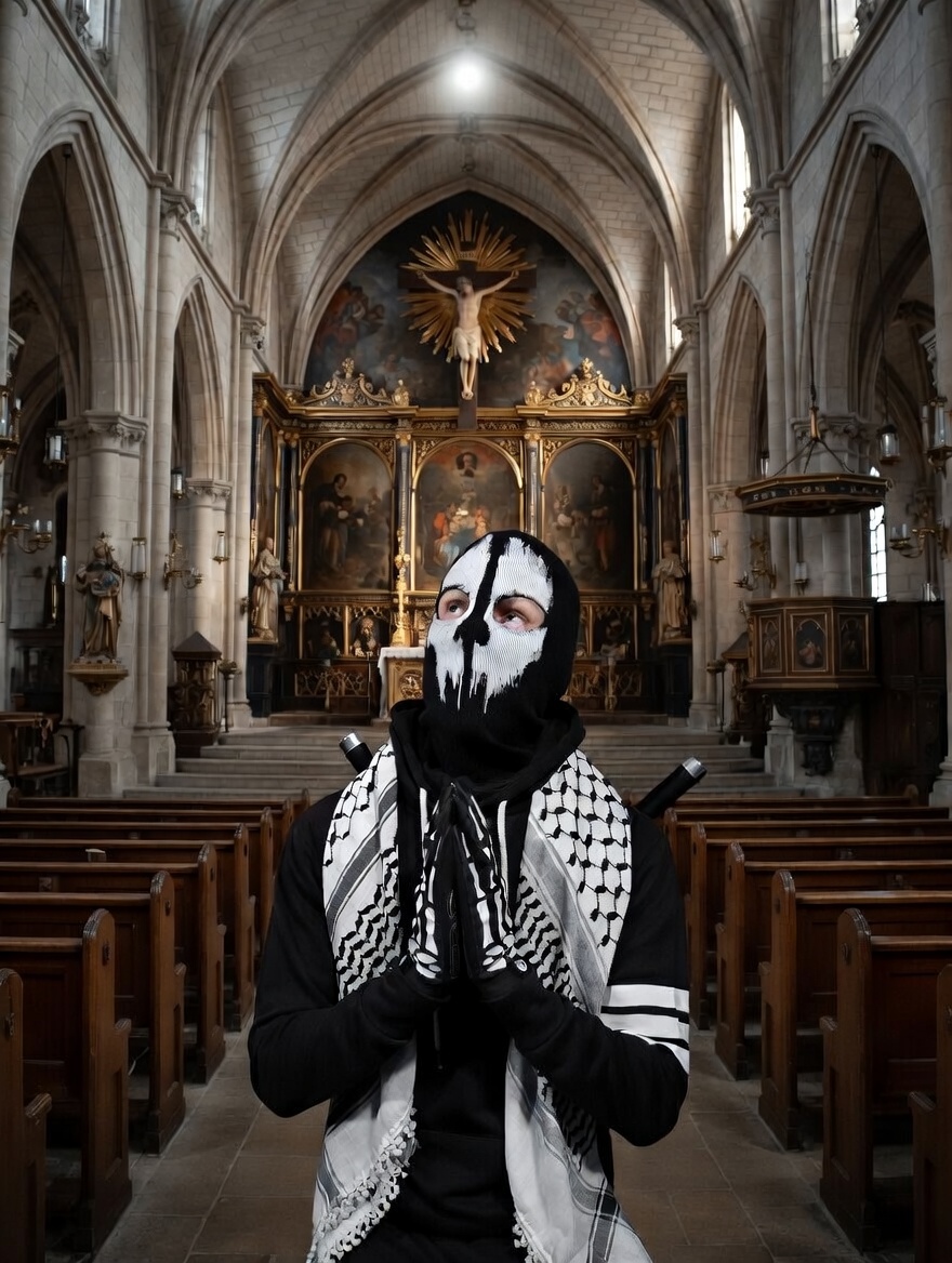 Inside the Sanctuary map church on Call of Duty: Modern Warfare 3… hands toget