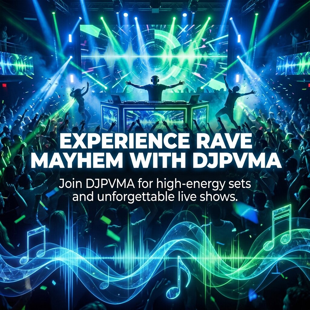 Lights Down, Bass Up: Experience Rave Mayhem with DJPVMA 🔥 Ready to catch leg